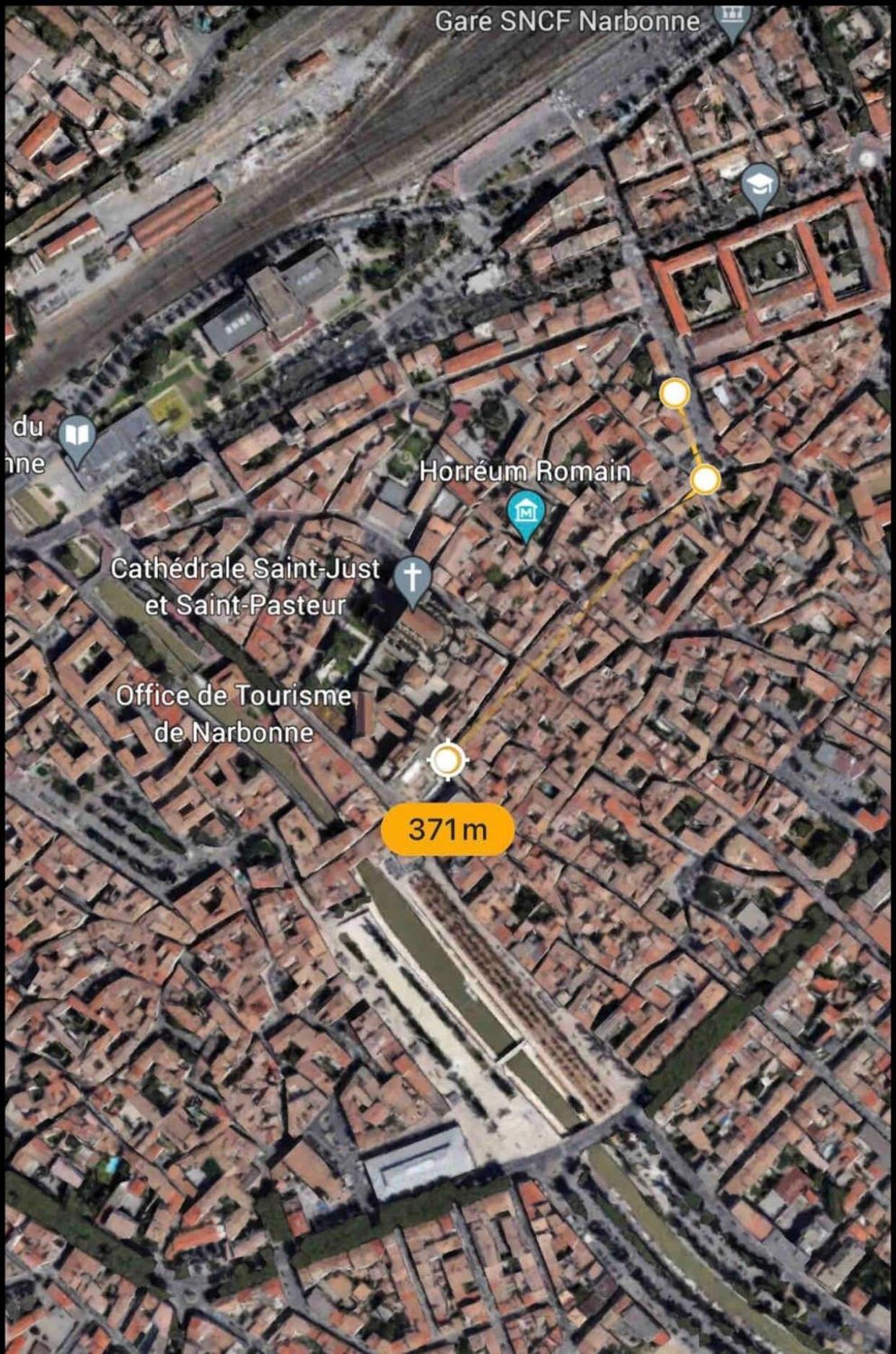 נרבון Appartement Du Forum,La Gare, 50 M2 , Climatisation, Garage, Cour מראה חיצוני תמונה